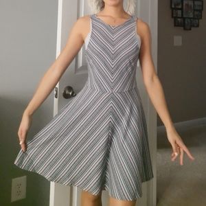 Prince and Fox Striped Flare Dress
